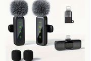 New Wireless Lavalier Mic Is Designed for Recording Purposes, Compatible with Iphone, Ipad, Macbook, Type-C Android Devices, And Type-C Laptops.