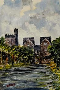 lismore castle Waterford watercolour