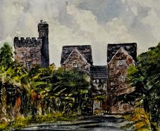 lismore castle Waterford watercolour