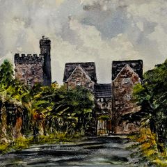 lismore castle Waterford watercolour