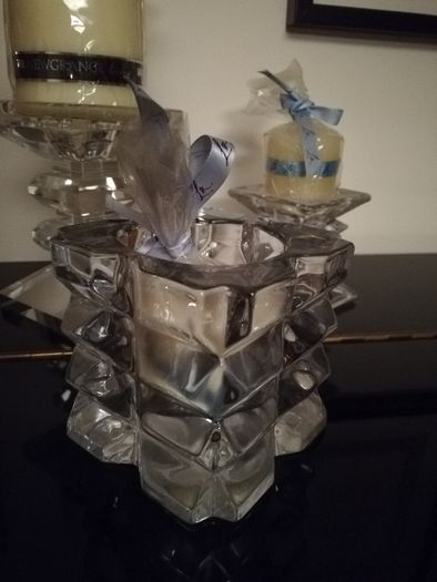 Lir crystal candle holders
