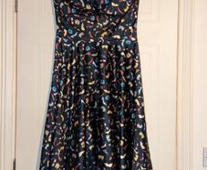 Stunning and pretty rockabilly 50's style midi dress from Vintage Allure