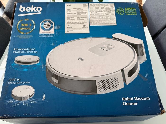 Beko Vrr60314vw Robot Vacuum Cleaner  Like New