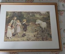 A Tempting Bait Framed Picture