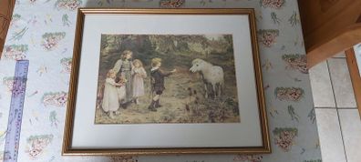 A Tempting Bait Framed Picture