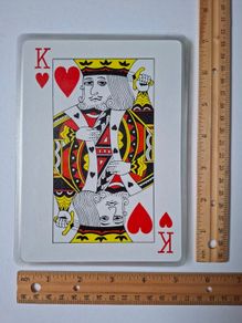 Playing Cards 7" by 5" Laminated
