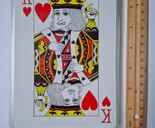 Playing Cards 7" by 5" Laminated