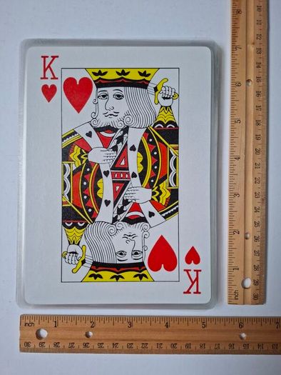 Playing Cards 7" by 5" Laminated