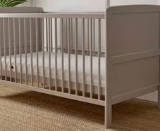 baby Elegance Travis Cot (Grey)