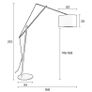 White Label Living Tokio Floor Lamp WOO Design RRP 299 Image 6