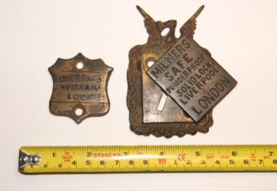 19th century antique Safe Lock Plate