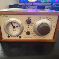 Tivoli Audio Model Three Retro Wooden Radio / Alarm Clock