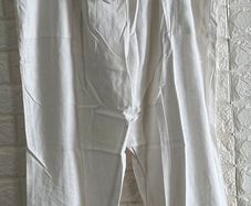 Linen White Trousers Size 20
