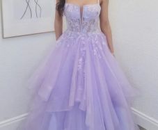Debs Dress: Lilac Ballgown