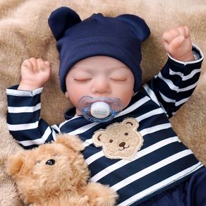 FREE EXPRESS SHIPPING Reborn Babies - 17 Inches Handmade Lifelike Baby Dolls Boy Soft Cloth Body, Like a Real Baby