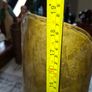 Antique Two Handled Brass Coal Scuttle with a shaped lip, making it easy to scoop out coal from your bunker and shake it directly onto your open fire. So, no more fussing with protective gloves and no more dirty hands, Postage Available or Collection Image 5