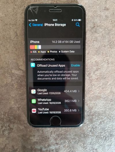 iPhone 8 64GB Black Vodafone Read Description