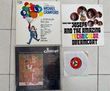 Vinyl bundle including Joseph and the amazing Technicolor dreamcoat, Camelot soundtrack, Robin Gibb and Michael Crawford