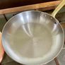 Vintage Chefs Castle Brand Ireland Lidded Copper Sautee Pan Solid Brass Handle Image 5
