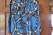 Ladies Blue and Cream Shirt NEW
