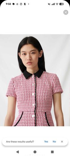 Maje Tweed Mini Dress