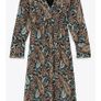 ZARA printed satin dress, bloggers favourite XS, new Image 7