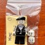 Lego minifigure Mime Artist - Series 2 (2010) Image 3