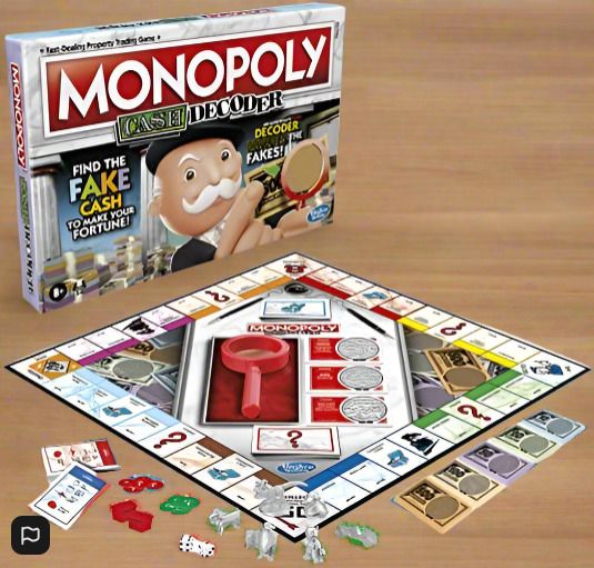 Monopoly Cash Decoder Family Board Game