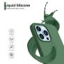 Liquid Silicone Shockproof Case For iPhone 13 Pro Luxury Soft Phone Cover Green New - FHT2IP13PLK Image 5