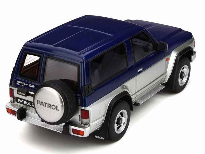 Nissan Patrol Gr Blue Th1 & Silver Kj1 1992 - Very Rare - Ottomobile - 1/18 - New In Box