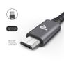 RAMPOW 2M Micro USB Fast Charging QC 3.0/2.0 & Data Sync Nylon Braided Cable (Brand New/Warranty) Image 4