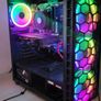 full PC desk gaming setup + g920 wheel (see desc for prices) Image 4