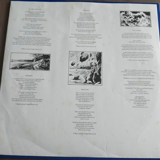 Big Country - The Crossing Irish Pressing