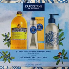 L'occitane Shea hand care collection