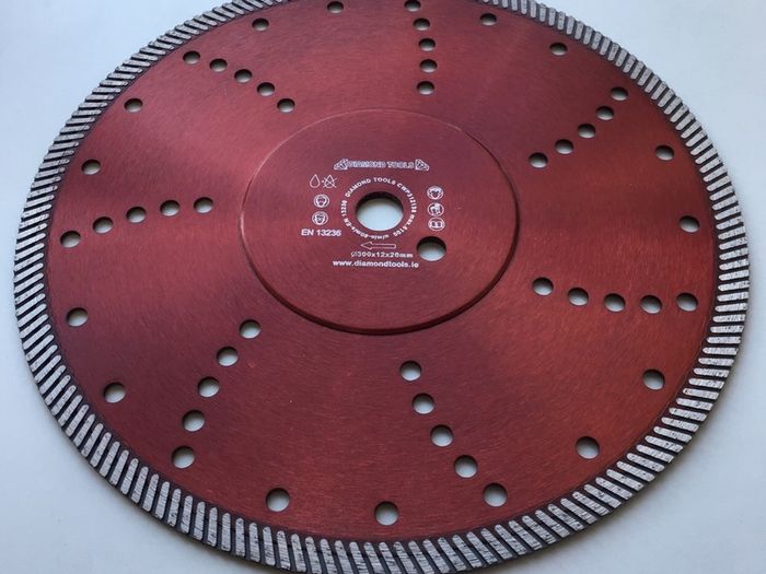 TOP QUALITY 12mm segment diamond blade for con saw 300mm