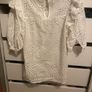 Iris & Ink pure cotton guipure lace blouse Image 5