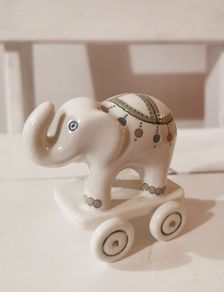 Small Ceramic Elephant Ornament