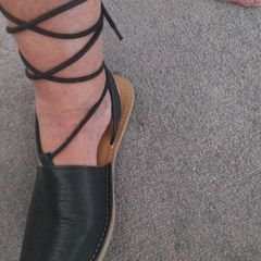 leather Strappy sandals