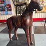 Vintage Leather Horse Large Statement Piece Image 2