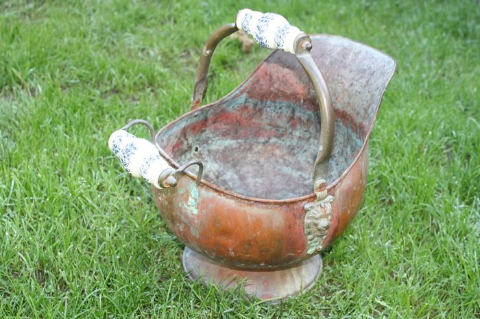 Vintage  bucket ceramic handles