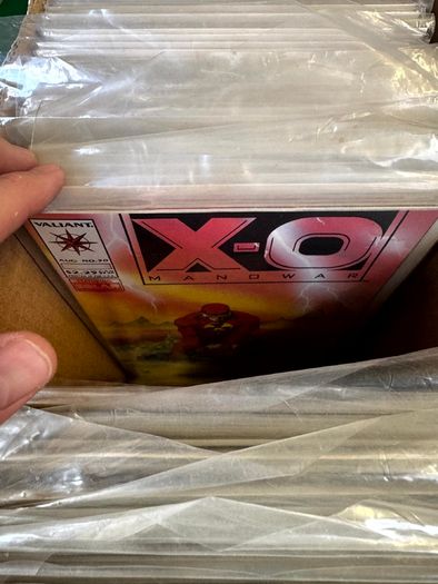 Valiant Long Comic Box w 270 comics for Sale
