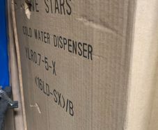 Water cooler mains fed