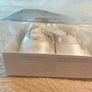 Brand new baby girl ivory christening shoes size 18 Image 8