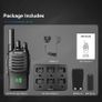 H777H Walkie Talkies, Walkie Talkies for Adults with Screen, Rechargeable 2 Way Radio with 6 Way Charger, Flashlight, Two Way Radio with Emergency Alarm for Business, School (Black, 6 Pcs Image 7