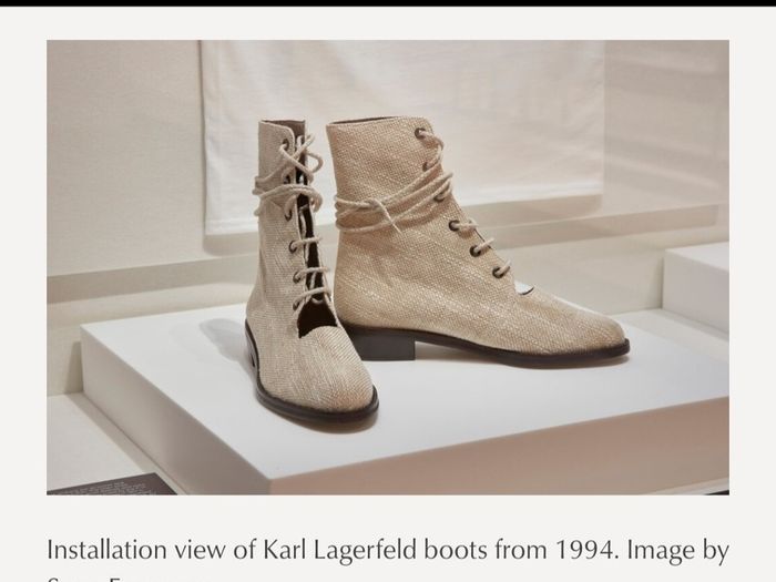 Vintage Karl Lagerfeld boots