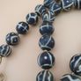 Burmese Antique Pumtek Pyu Petrified Wood Stone Beads Necklace 24 Inches Image 5