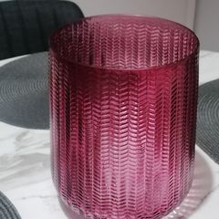 Lovely home decor /vase  in deep burgundy