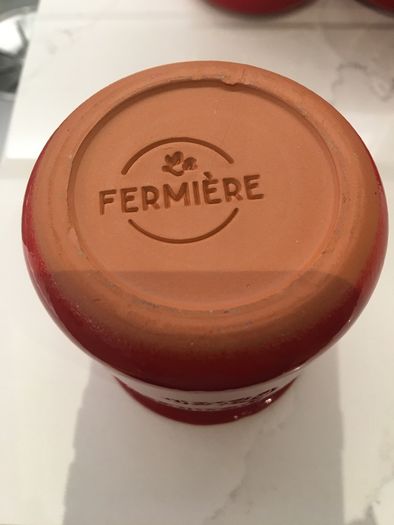4 La Fermiere Joyeuses Fetes pots