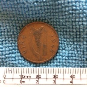Irish half penny 1946