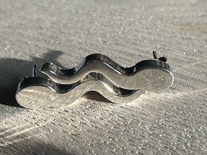 Silver earings